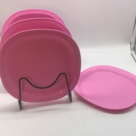 Tupperware Microwaveable Dessert Plate Set of 4 - Picture 5 of 13
